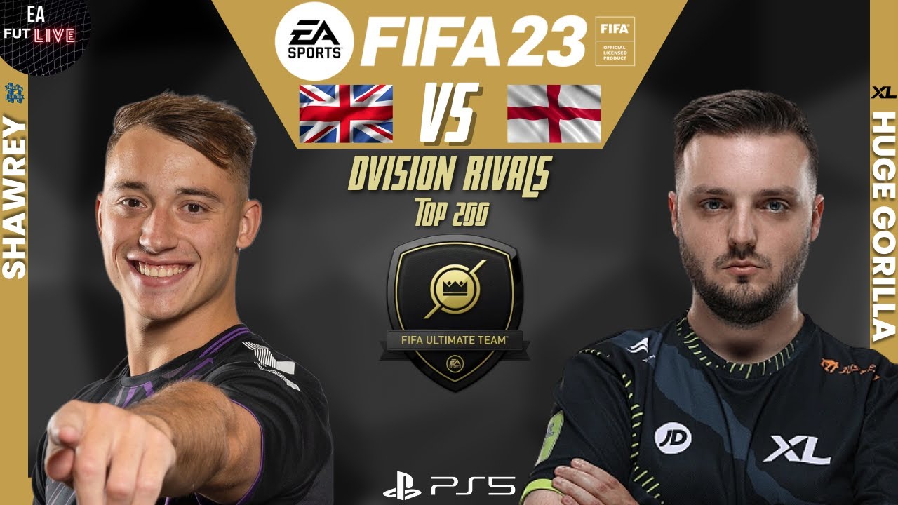 SHAWREY VS HUGE GORILLA | FIFA 23 - DIVISION RIVALS ELITE - PRO VS PRO