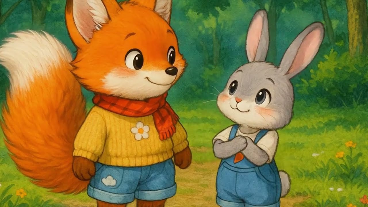 The Little Rabbit and Her Brave Friend |Heartwarming Animated Story for Kids
