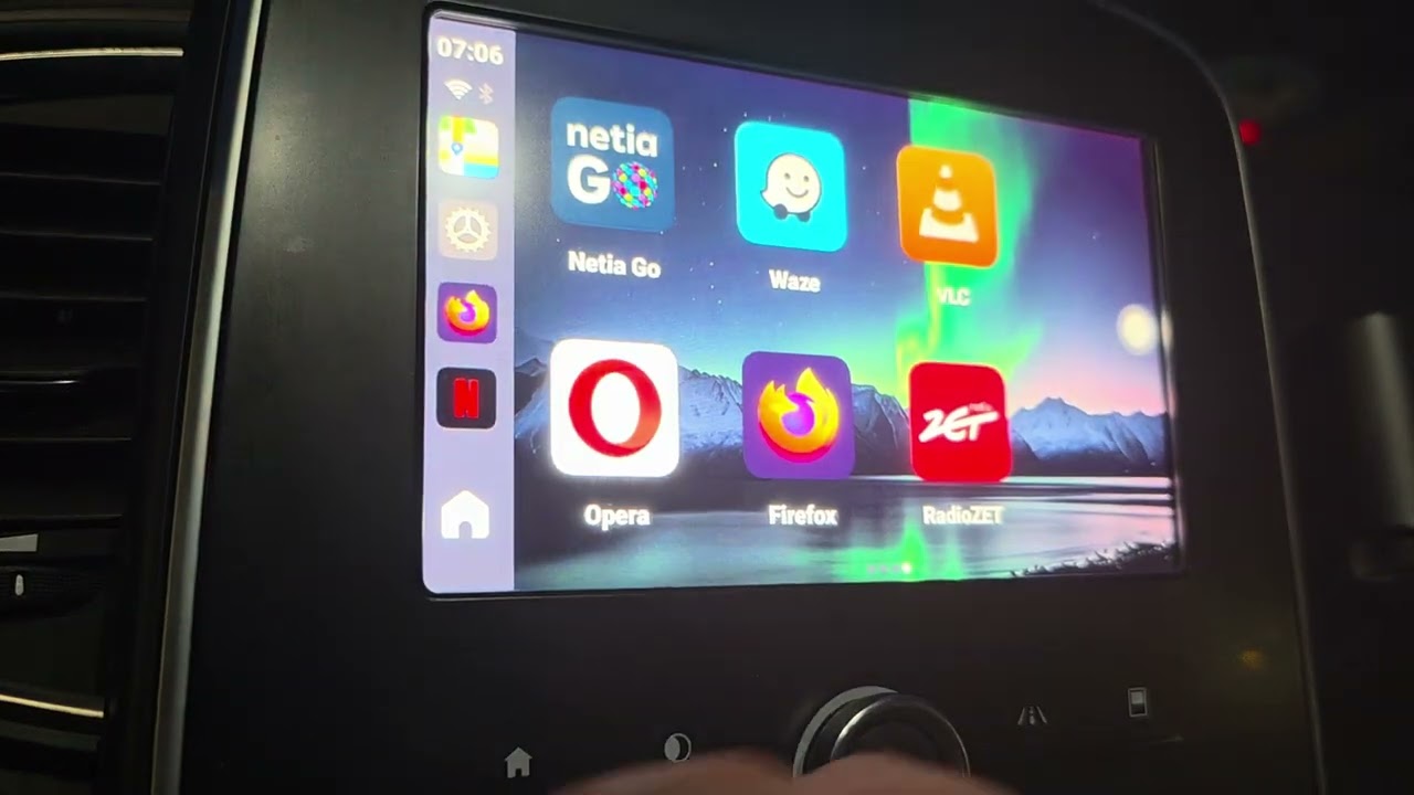 Scenic 4 pełny Android na oryginalnym radiu