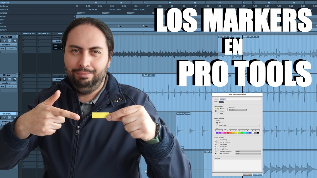 Curso Online - Los Markers en Pro Tools /Julio Monroy (Clase 20)