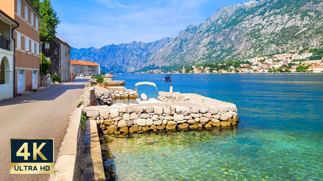 Muo Montenegro 🇲🇪 4K Bay of Kotor Walking Tour 2023