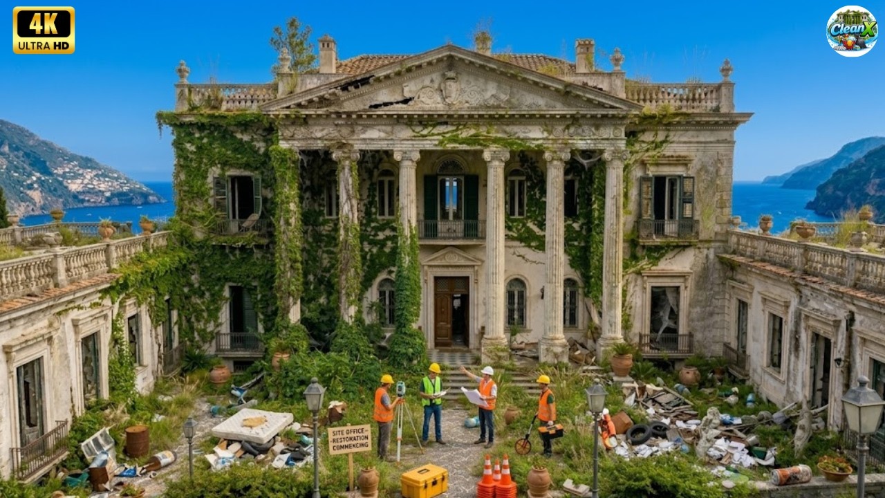 Abandoned Royal Palace Rebuild: From Ruins to Opulent Luxury