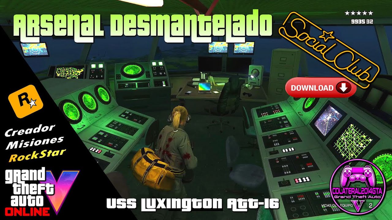 Creador de Misiones GTA V Online.  Misión: Arsenal Desmantelado.  Descárgatela.