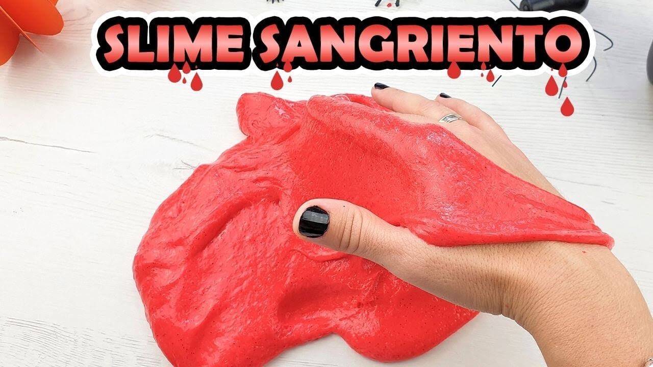 🎃 Slime de Halloween sangriento. &iexcl;Muy f&aacute;cil!