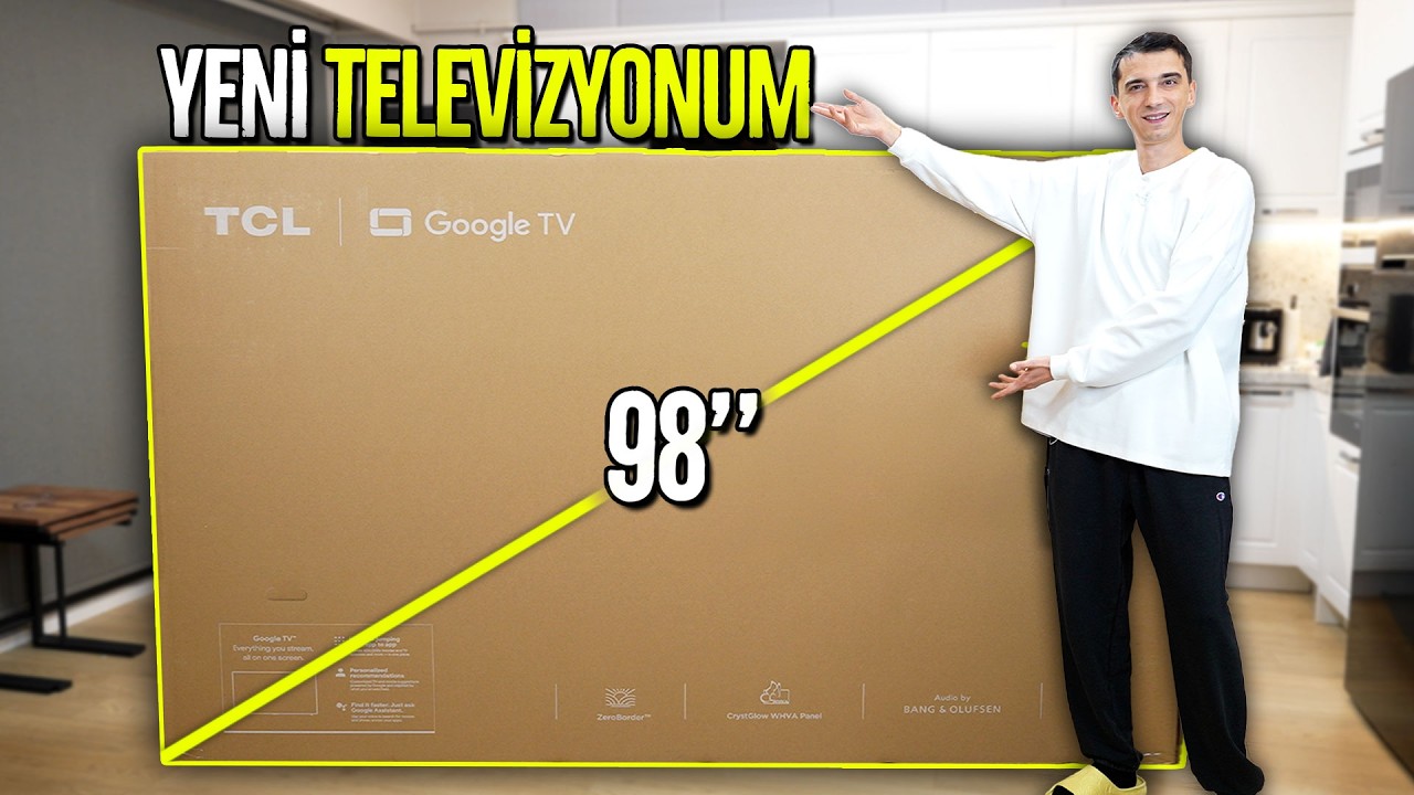 Vinçle Getirilen Yeni DEVASA Televizyonum!