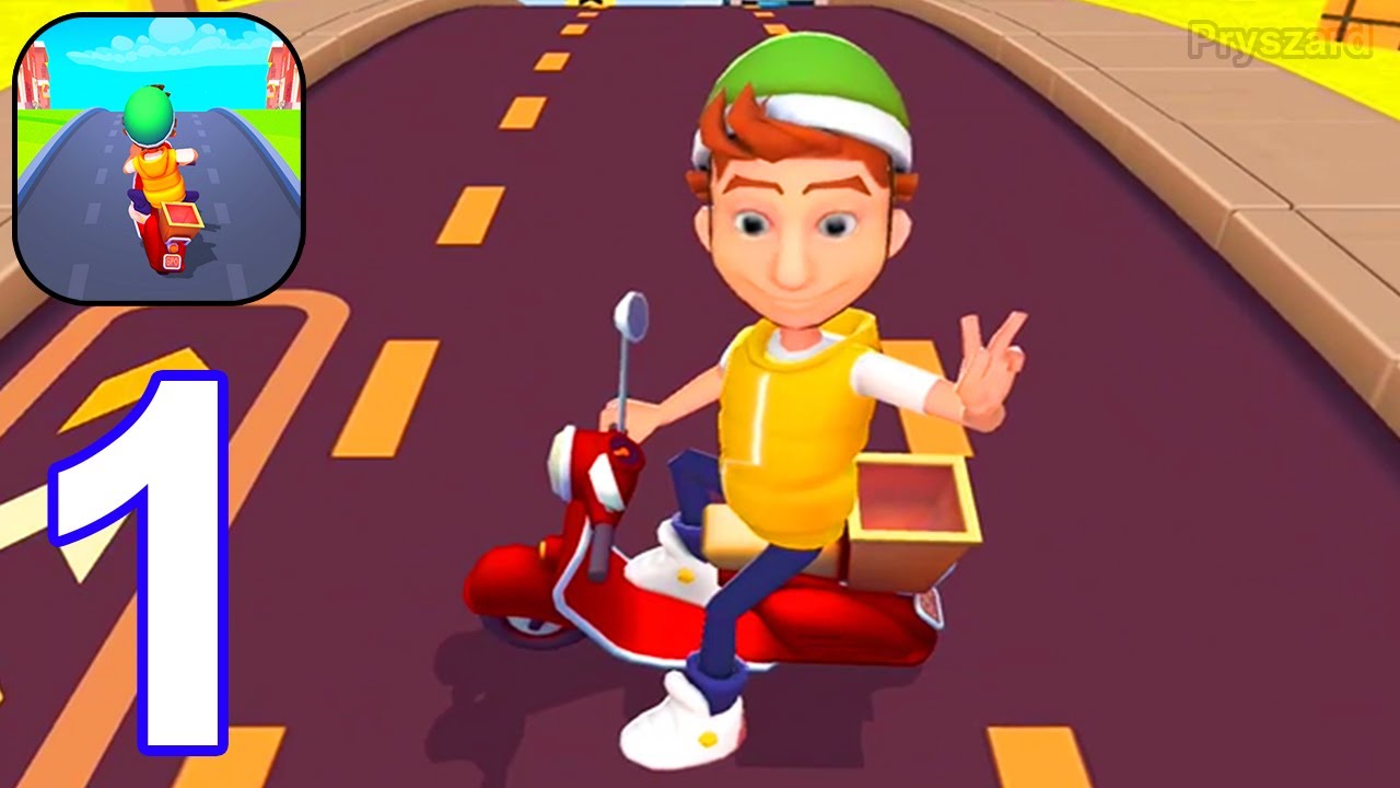Paper Boy Race: Run & Rush 3D - Gameplay Walkthrough Part 1 Goodwell & Los Angeles (Android)
