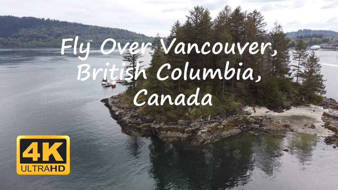 Fly Over Vancouver, British Columbia, Canada