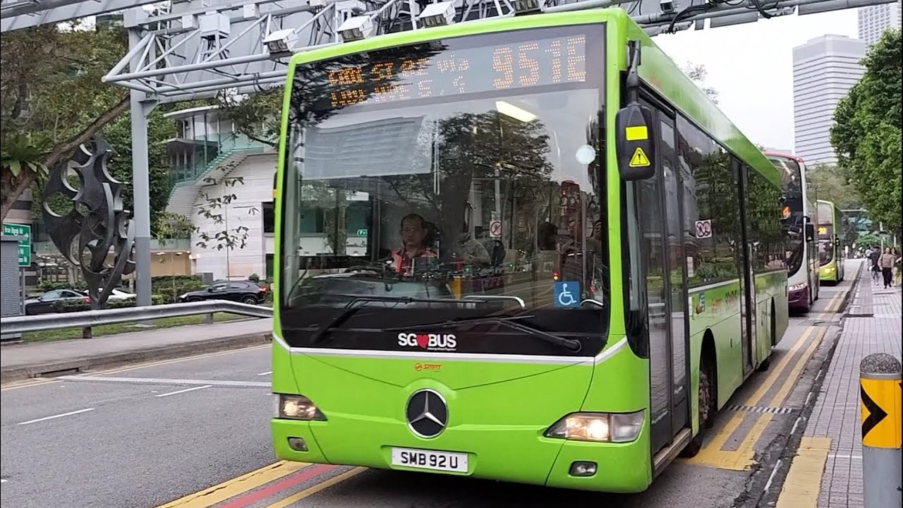 [車内撮影走行音] (その1) SMB92U 951E is usually not this fast / smooth after buyong road メルセデスベンツOC500LE 2009