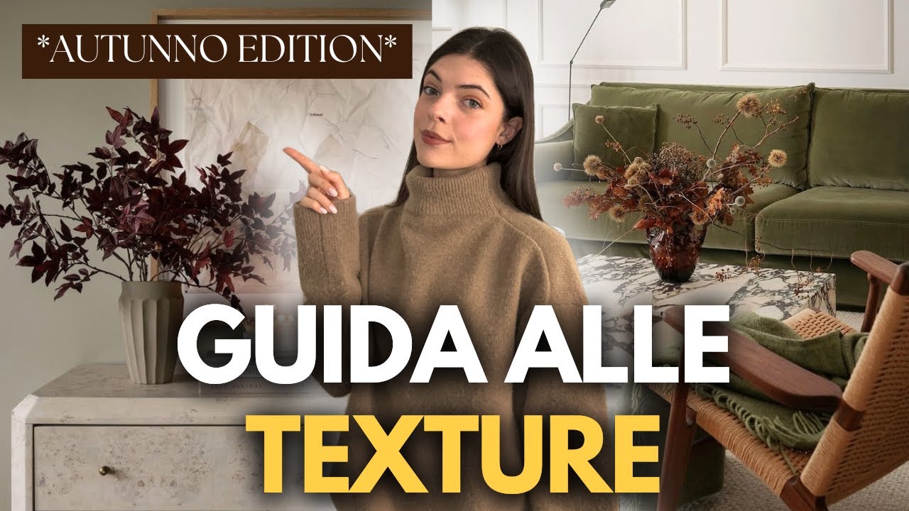 🌟 Come Usare TEXTURE e MATERIALI per Rendere la tua CASA Elegante e Accogliente
