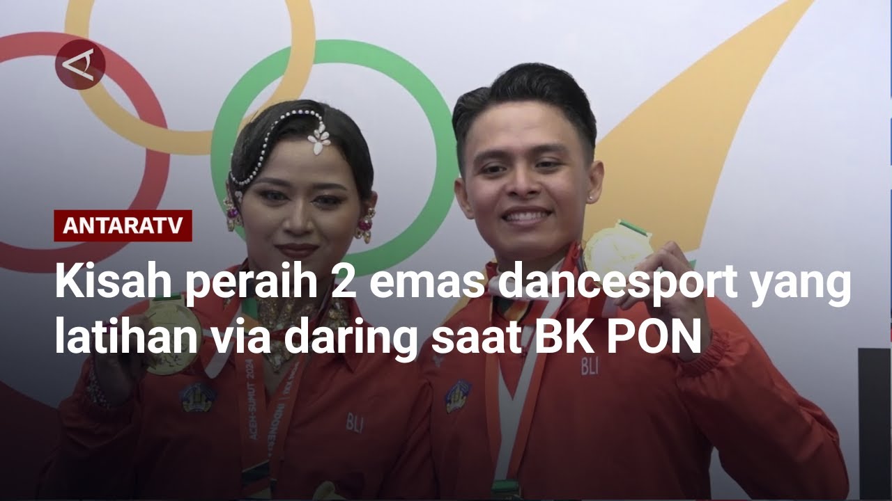 Kisah peraih 2 emas dancesport yang latihan via daring saat BK PON