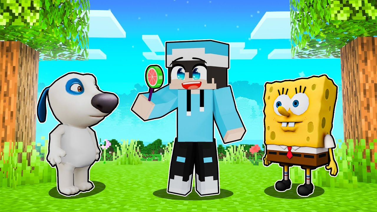 ماين كرافت لكن يوم كامل مع اصدقائي الصغار !!؟ 🔥🤯