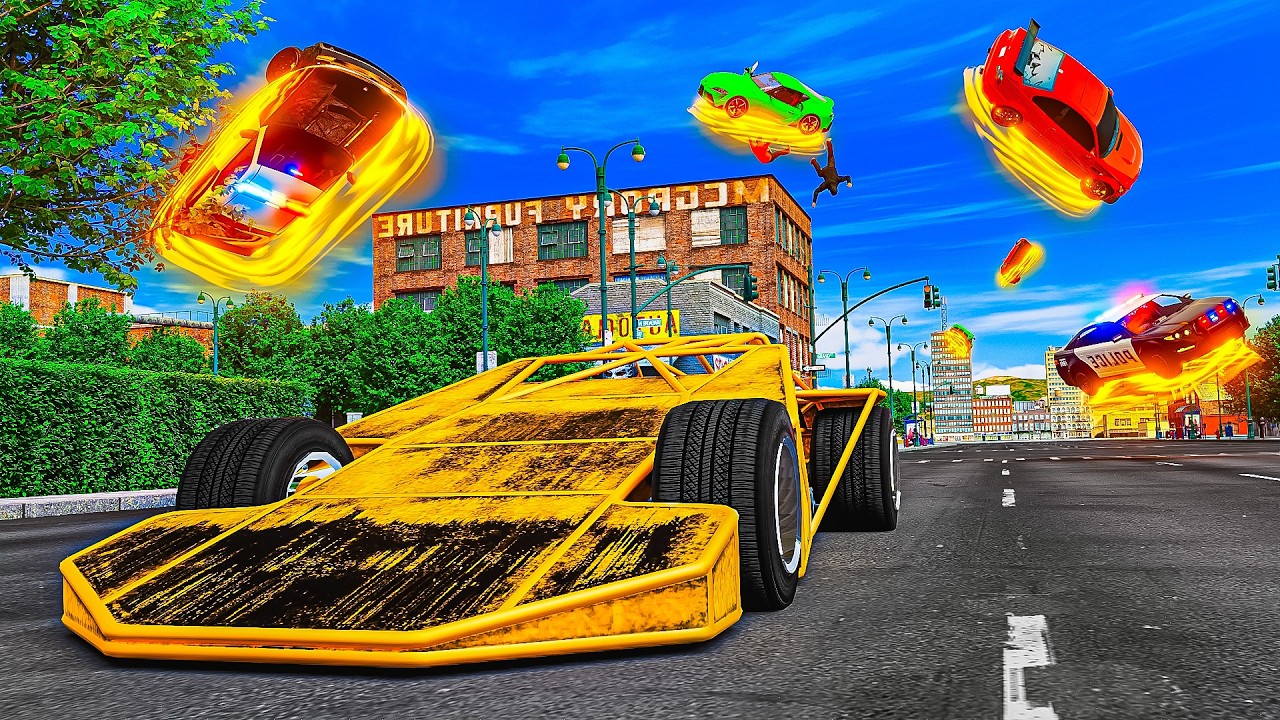 Zero Gravity Flip Car In GTA 5 RP