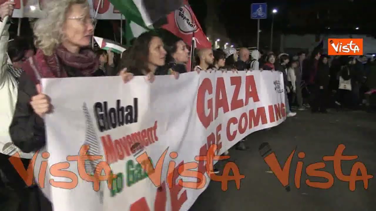 Il corteo dei pro Palestina a Roma: l'intero percorso