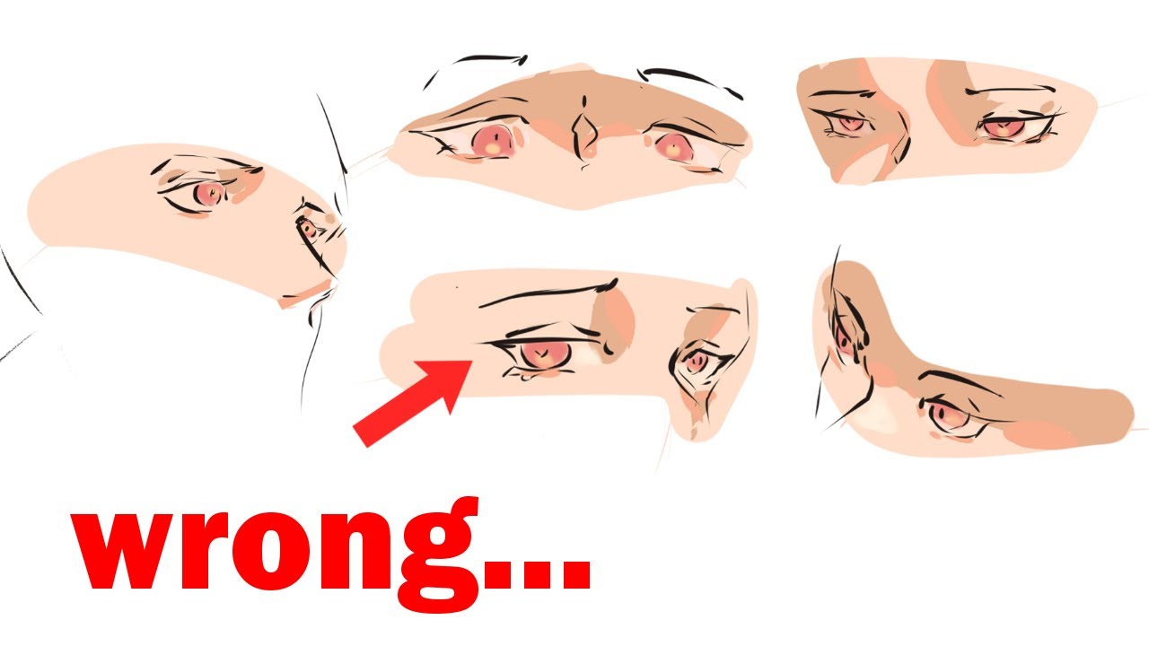 don't know how to draw 👁️EYES👁️? JUST DONT