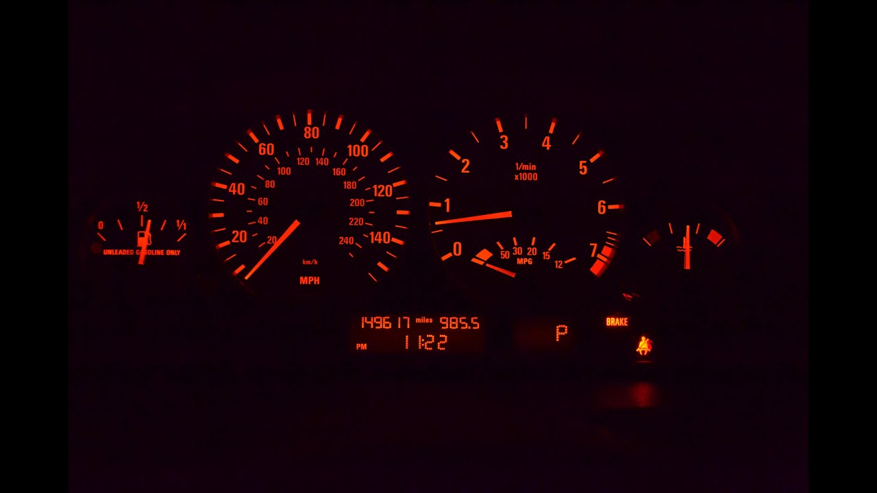 How to wire a BMW e46 cluster for games.