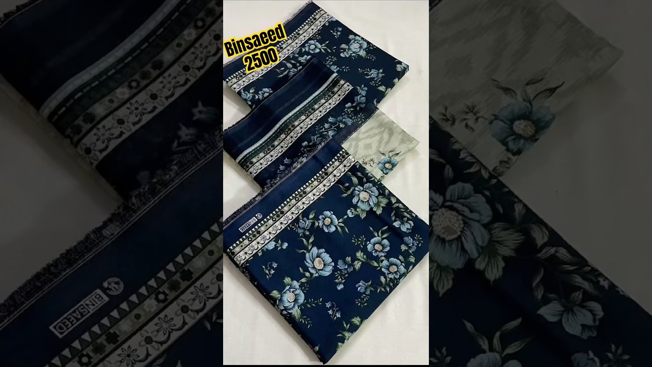 Binsaeed lawn latest collection 2026 / For order WhatsApp:03360436241 #binsaeed #fashion #dress