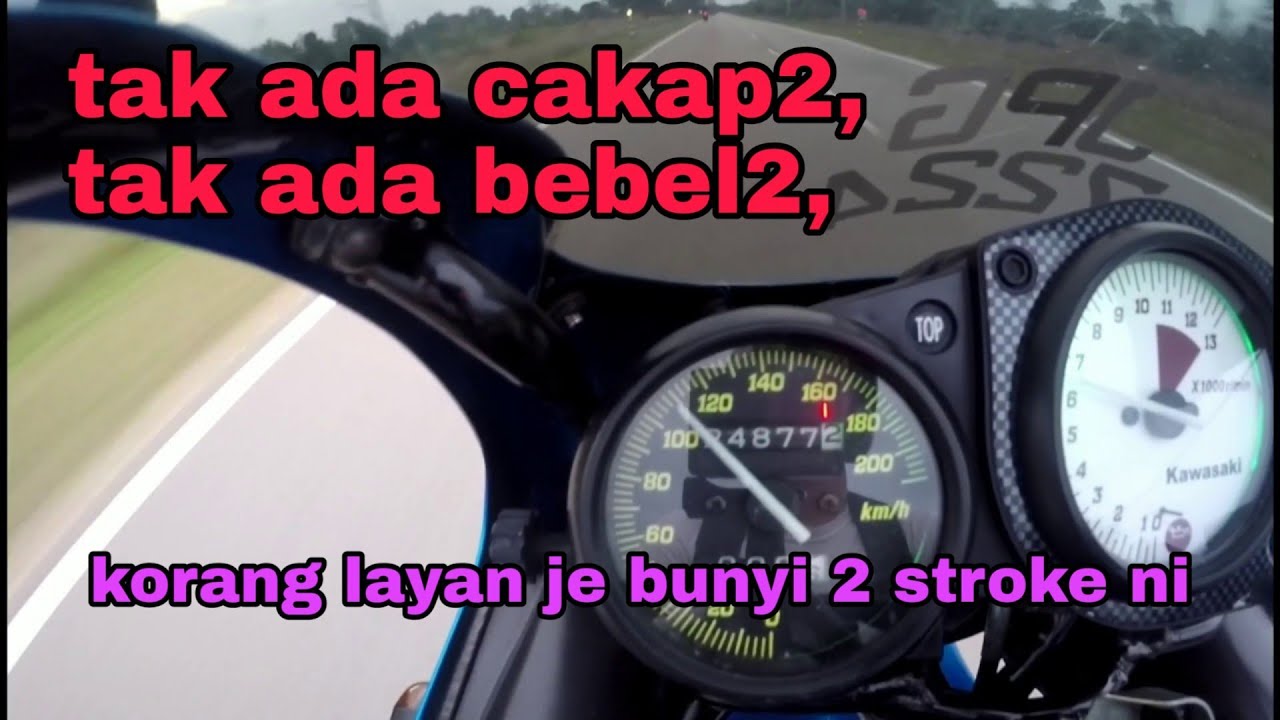 test pickup dan top speed kawasaki kips 150 rr standard