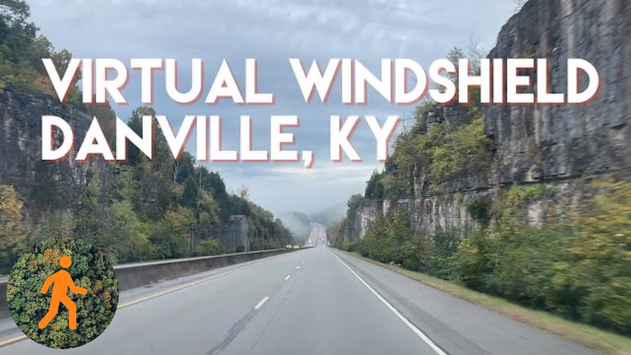 Danville, Kentucky - Virtual Windshield - 4K dashcam