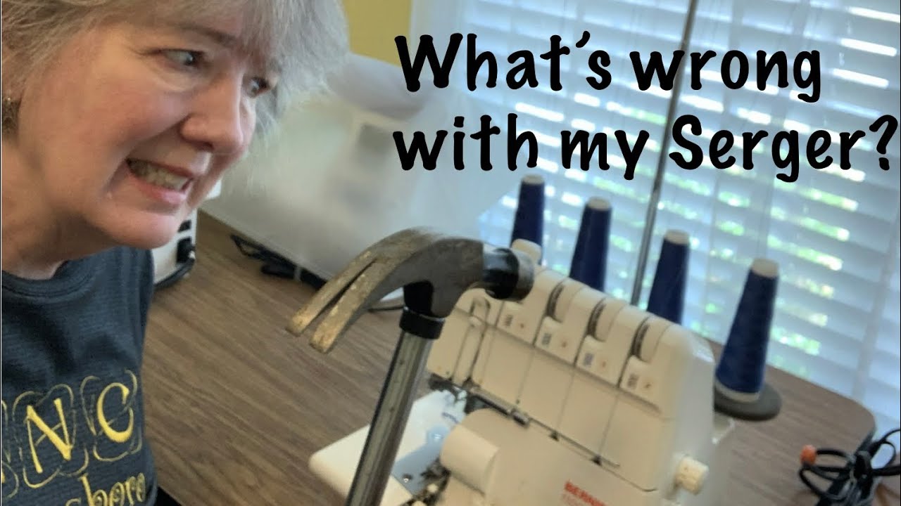 What's wrong with my Serger? Troubleshoot serger tension problems.