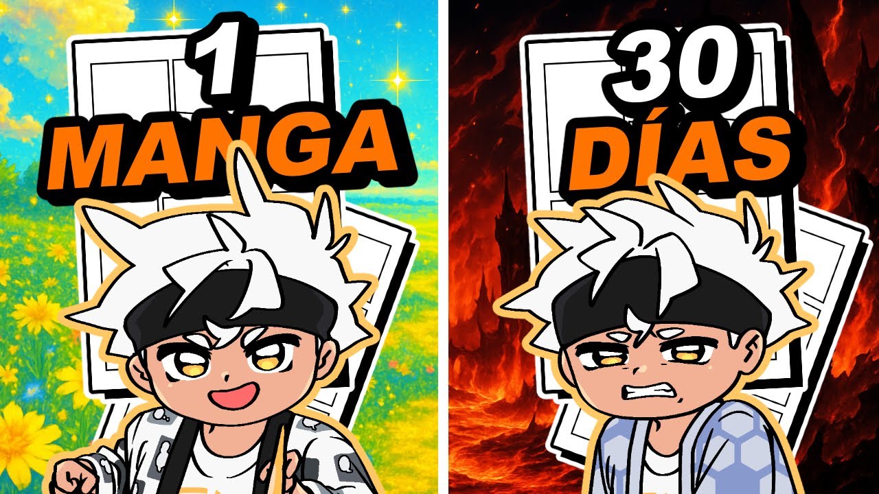 Voy a CREAR un MANGA ONE-SHOT en 30 DÍAS 🤯¡Y VOS también PODÉS!🔥Reto Mangaka -  @GSHIONARTIST ​