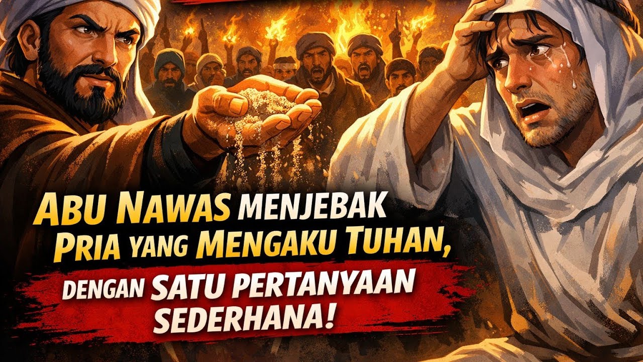 LOGIKA MAUT!!! ABU NAWAS MENJEBAK PRIA YANG MENGAKU TUHAN, DENGAN SATU PERTANYAAN SEDERHANA!