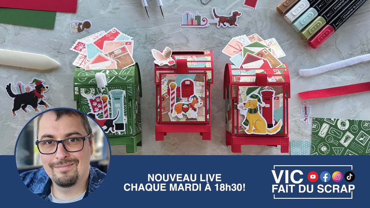 [Tuto Scrap] Boite aux lettres en 3D!