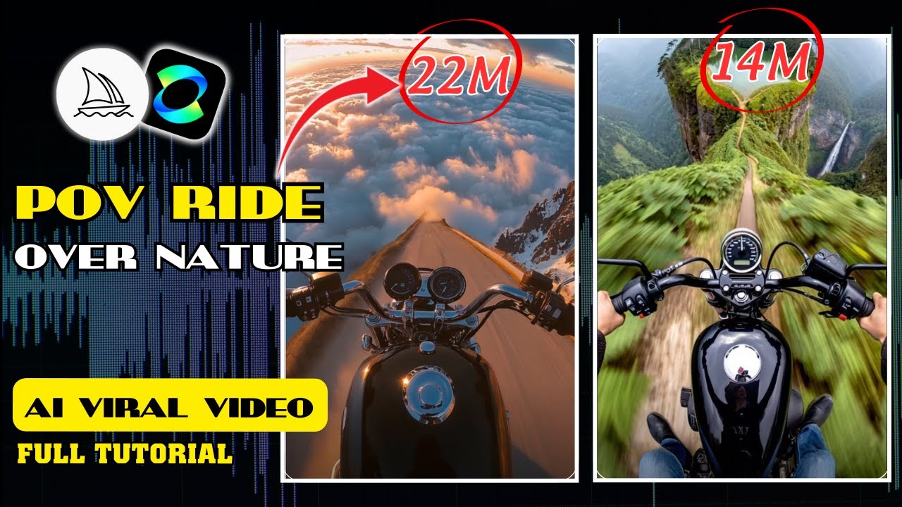 How to make VIRAL "POV Ride over Nature" videos | AI Video 2025