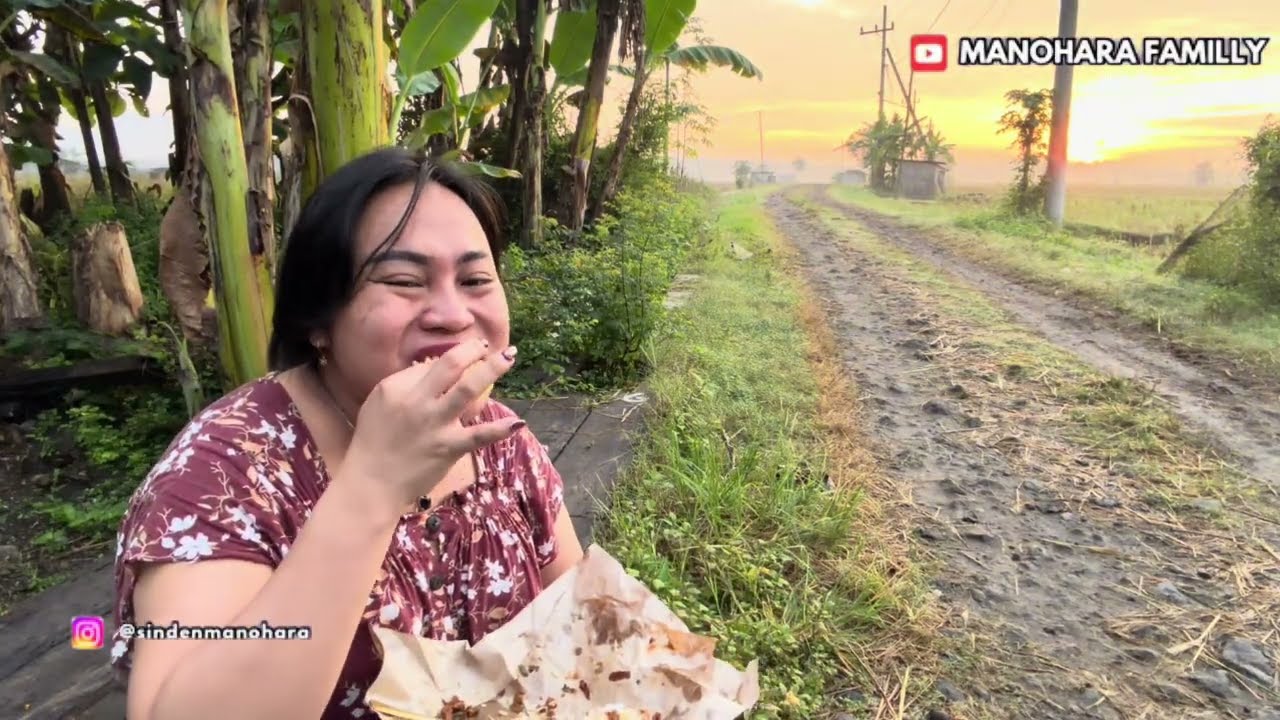 ISUK ISUK MANGAN NASI PECEL NENG SAWAH RASANE SYAHDUU GAESS