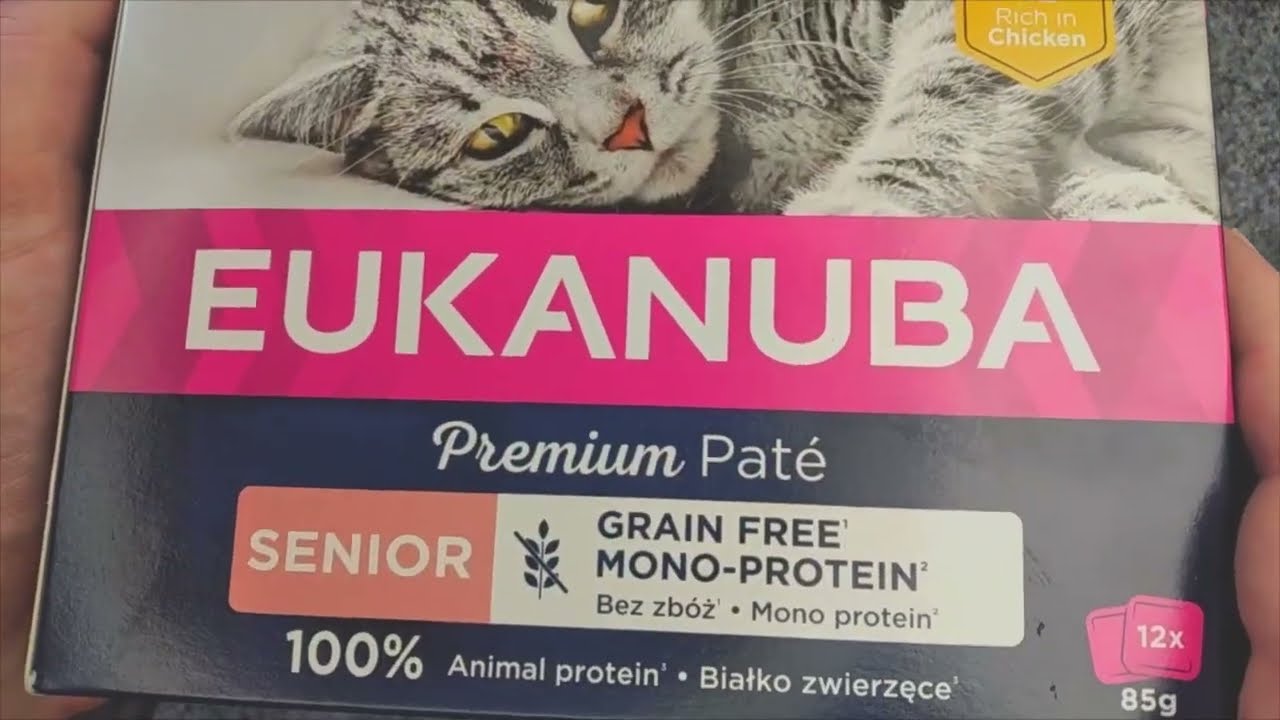 EUKANUBA Senior Katzenfutter nass getreidefrei, gutes Nassfutter, schmeckt meinen Katzen sehr gut, a