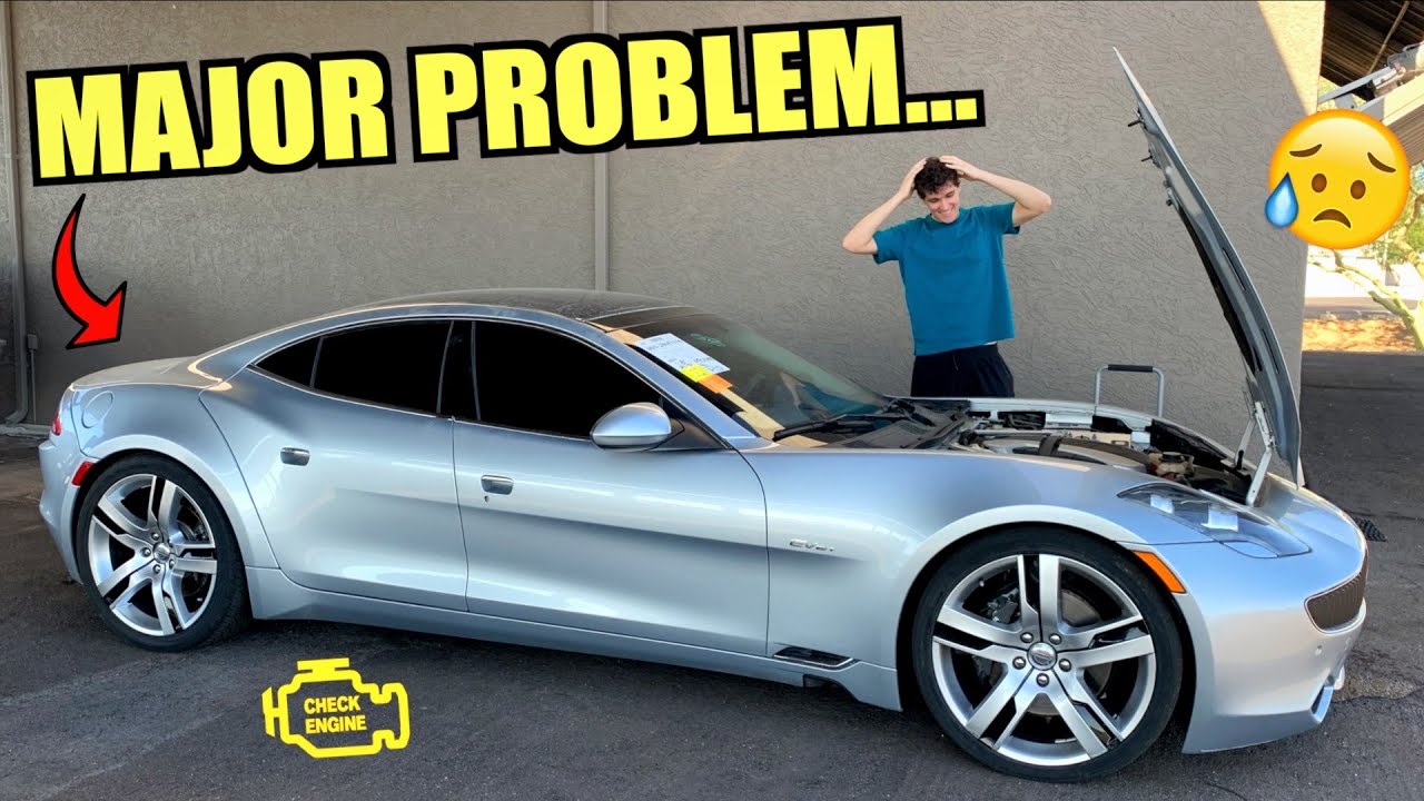 Our Cheap Fisker Karma Already Broke... Needs New BATTERY PACK?