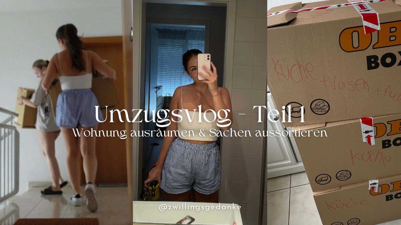 ICH ZIEHE UM📦🔑 Umzugsvlog | ZWILLINGSGEDANKE