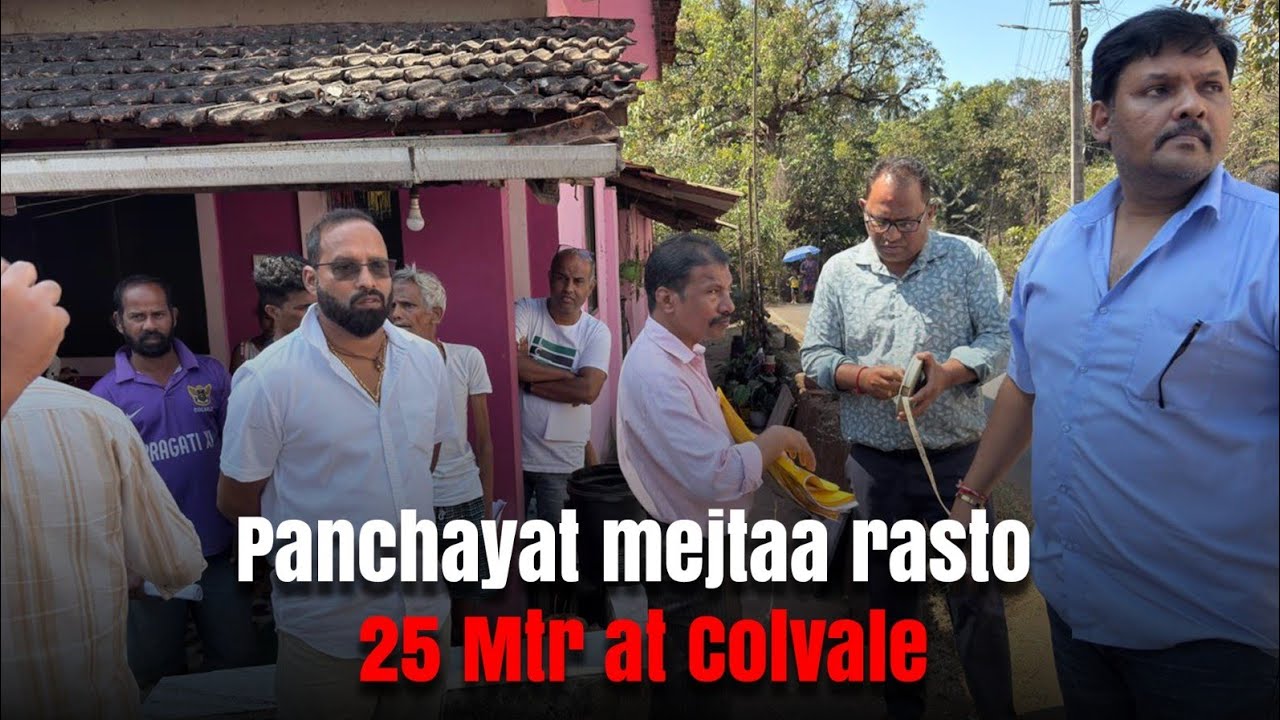 Roadside houses and religious structures in danger at Colvale | 25 Mtr road | RP 2021 | Manoj Parab