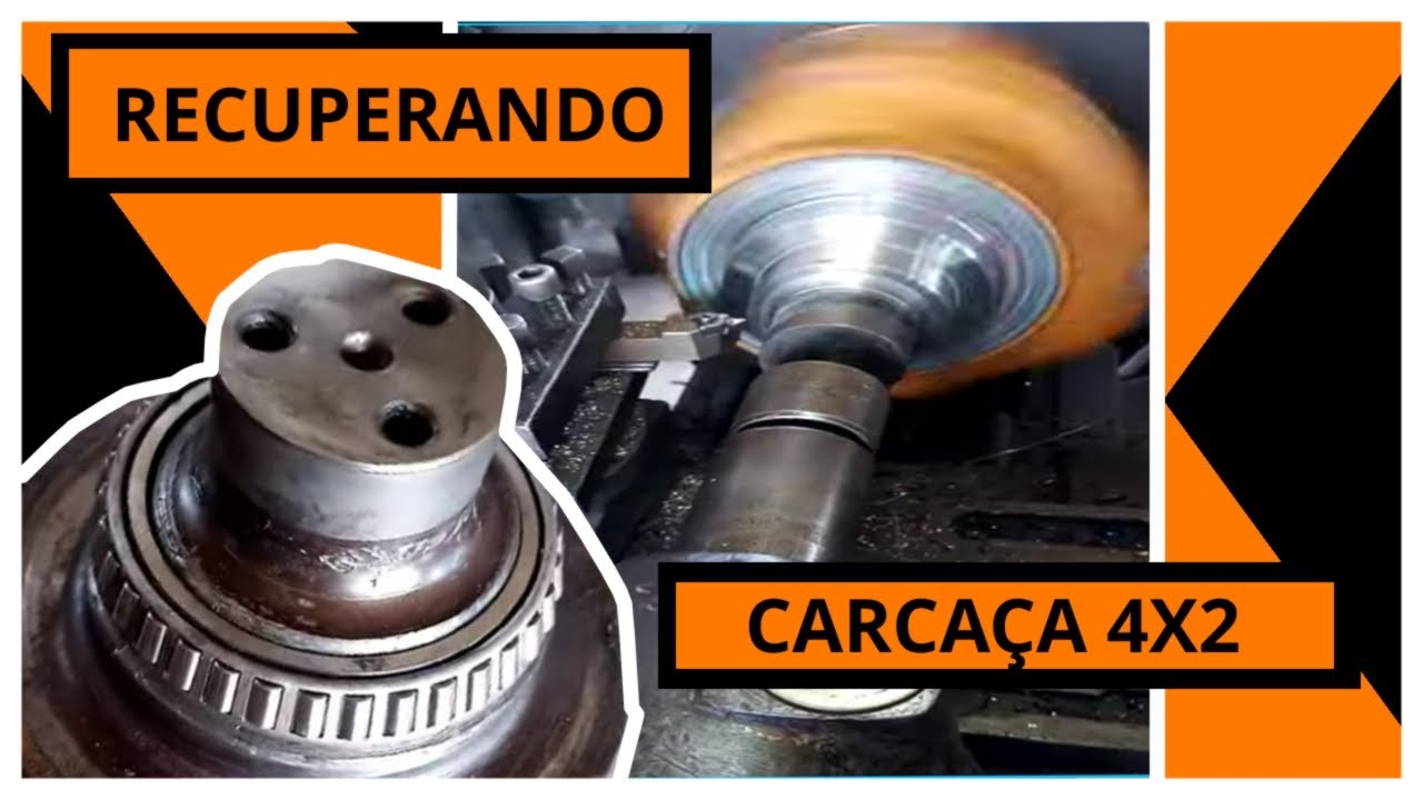 recuperando carcaca do eixo dianteiro 4x2 da retroescavadeira 580N
