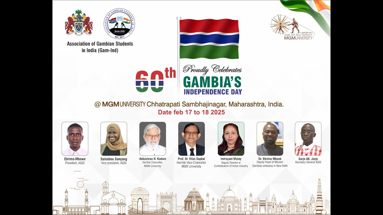 Gam-Ind Celebrates The Gambia's Independence (Gambia  @60) Diamond Jubilee