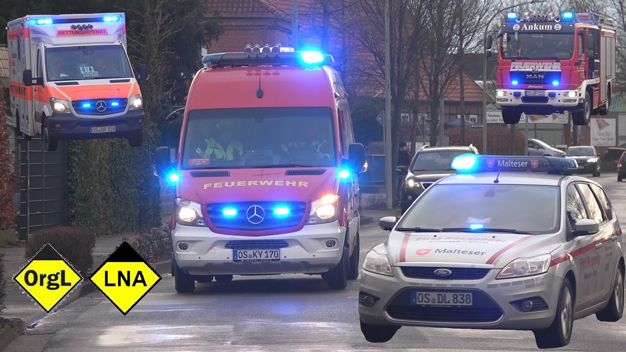[15 Verletzte bei Feuer in Altenheim] Großübung Landkreis Osnabrück (Fürstenau)