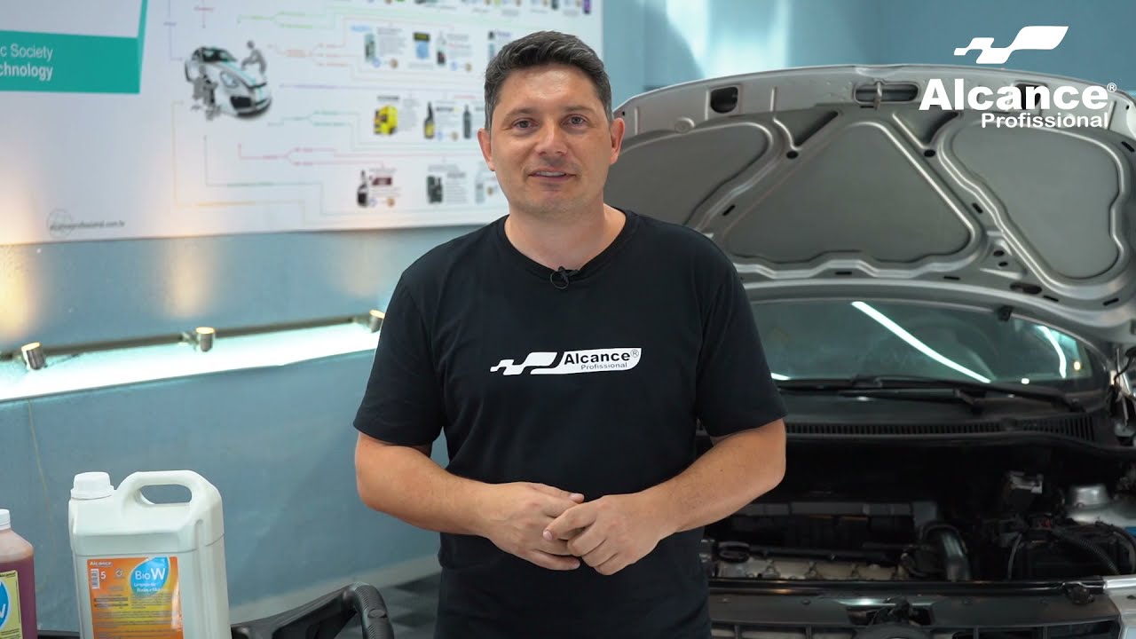 Como fazer a limpeza a seco do motor com o Biow rodas e motores Alcance profissional