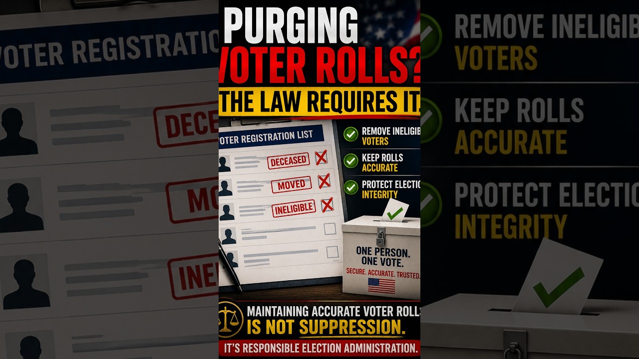 Purging Voter Rolls Isn&rsquo;t Optional&mdash;It&rsquo;s Required by Law