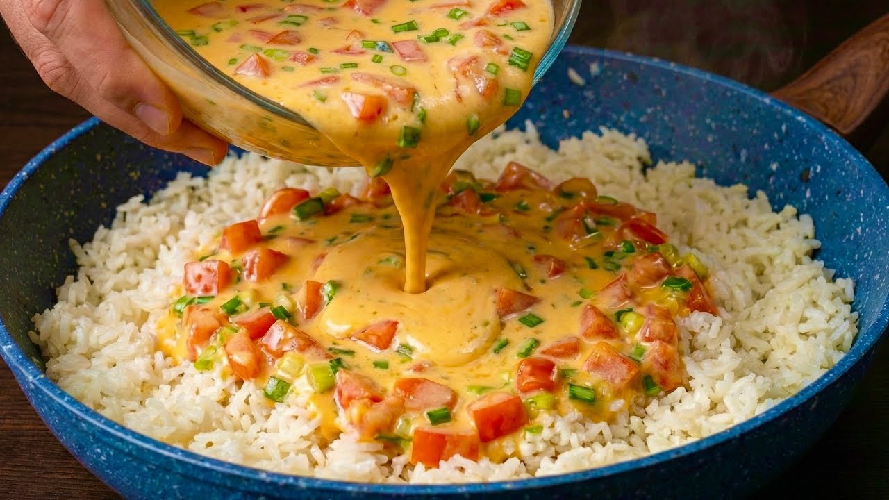 Рис с яйцами лучше, чем пицца! Я готовлю это почти каждый день!