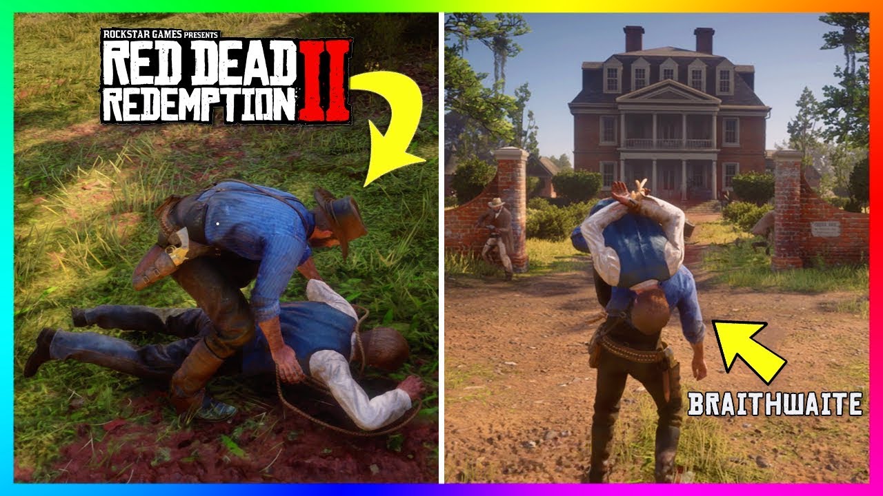 What Happens If You Bring A Braithwaite To The Gray's Mansion In Red Dead Redemption 2? (RDR2)