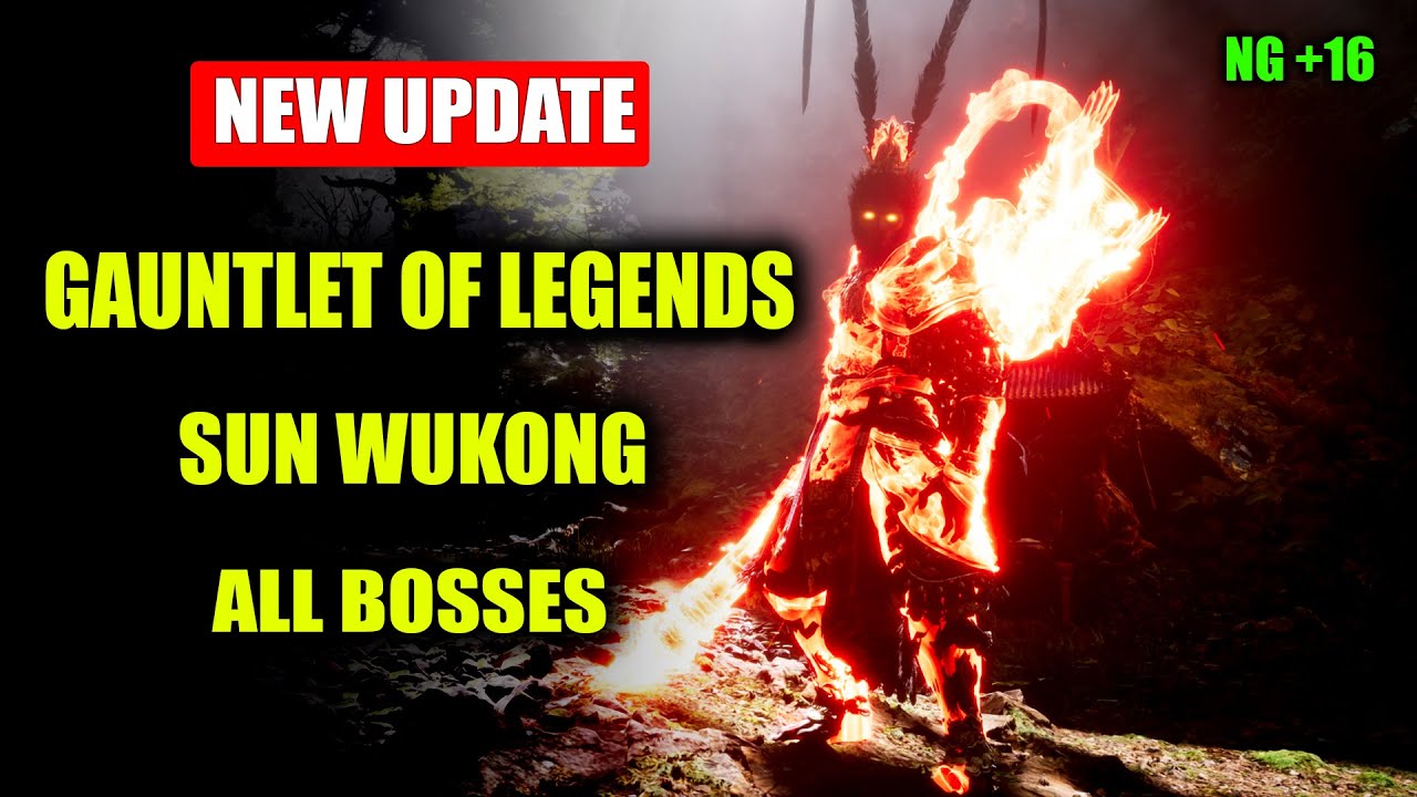 Sun Wukong Gauntlet of Legends Challenges NG+16  Epic Battle Awaits!