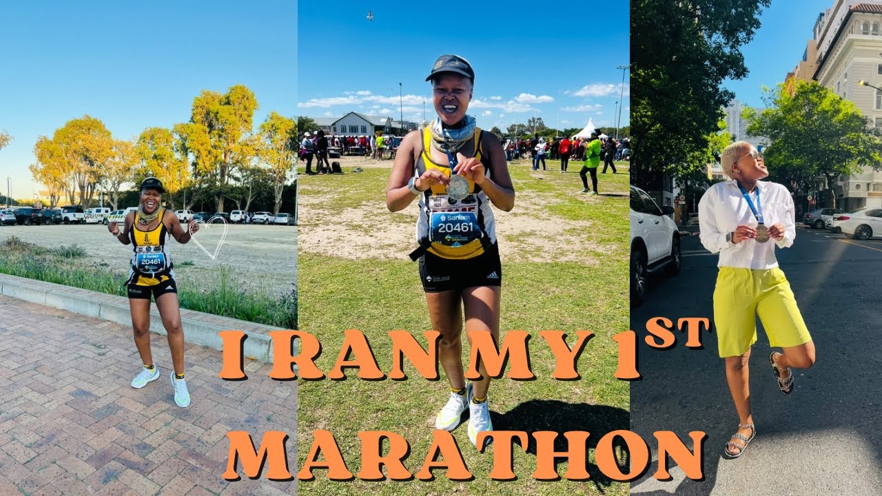 🏃‍♀️ I DID IT! I ran my first full marathon – the Sanlam Cape Town Marathon (SCTM)! 2024🥉