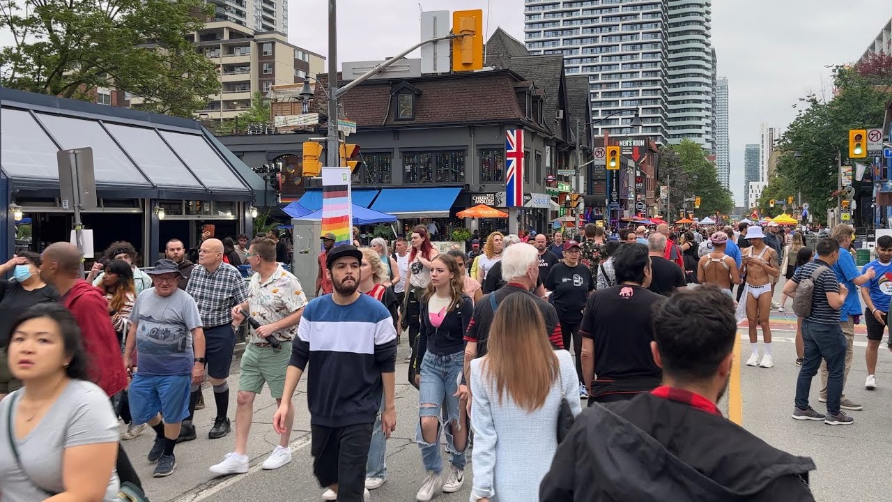 Full Walk Through - Pride Toronto Festival Weekend - Church and Wellesley Village, Toronto 2023