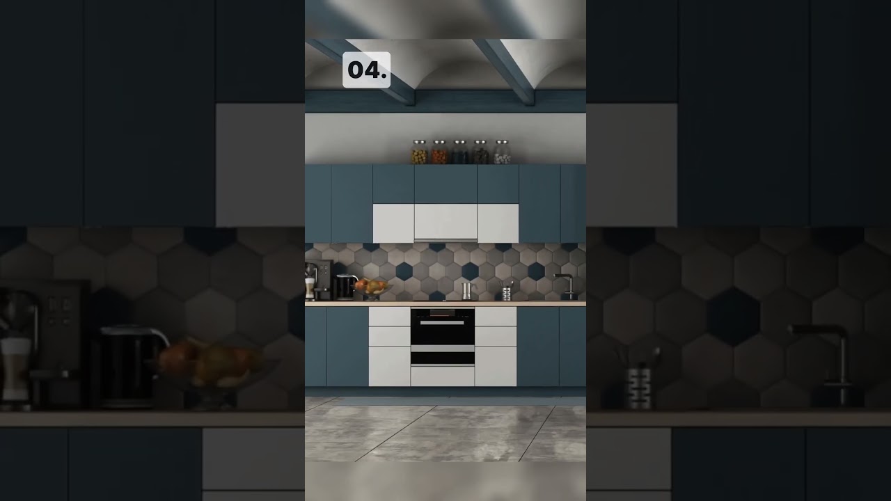 Top trending kitchen cabinets colour combinations 2024 part-2
