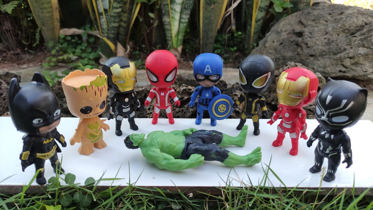 AVENGERS SUPERHERO STORY, MARVEL'S HULK VS SPIDERMAN, SPIDERGWEN, BLACK PANTHER, WOLVERINE 