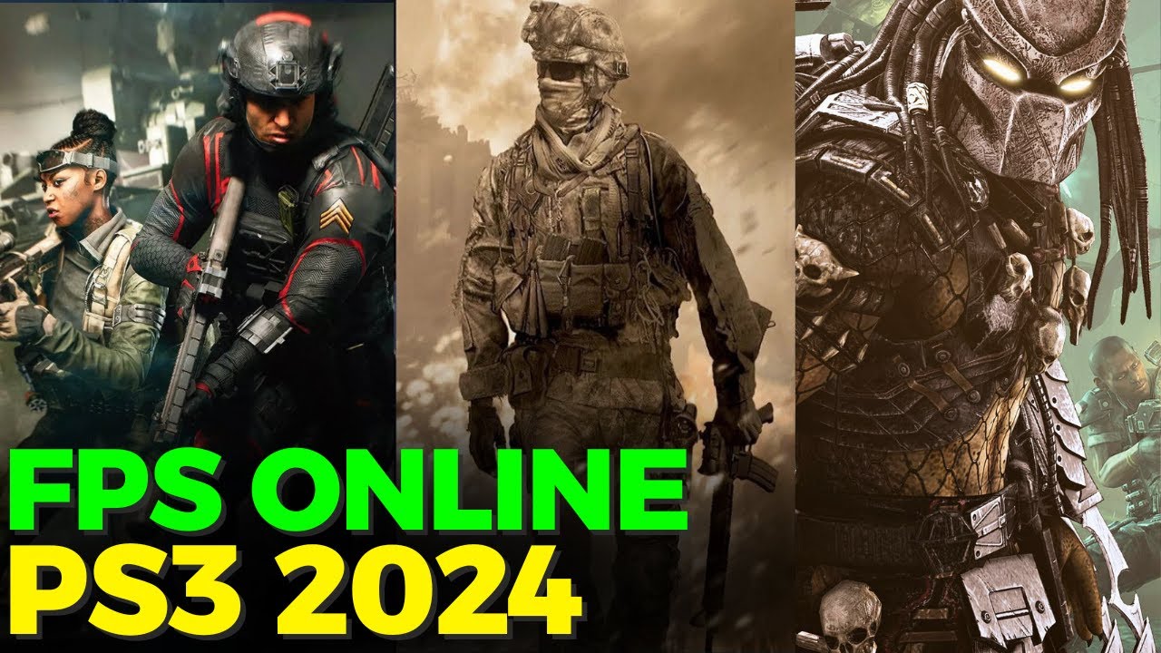 TOP JOGOS FPS ONLINE NO PS3 EM 2024! MULTIPLAYER ONLINE ATIVO!