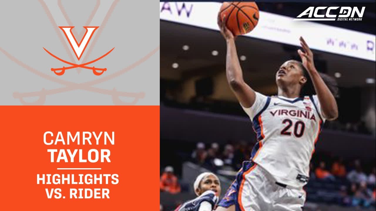 Virginia's Camryn Taylor Gets A Double-Double Against Rider