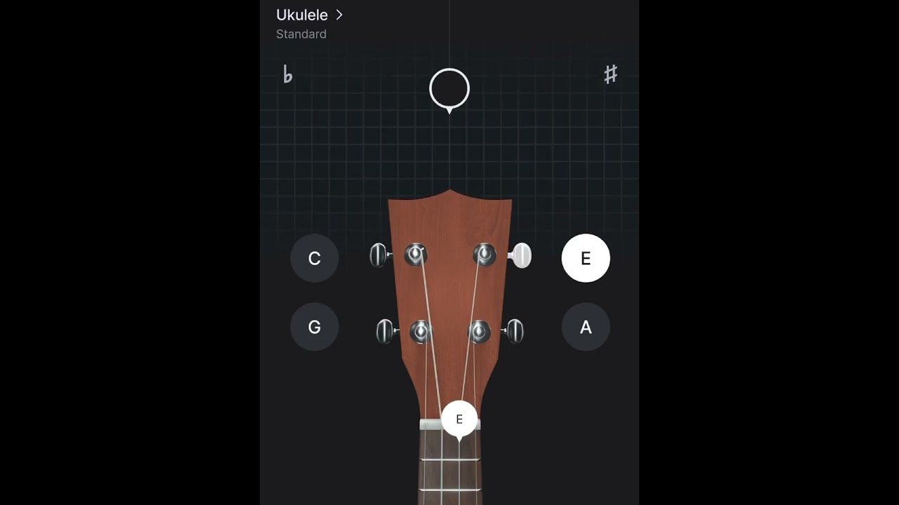 Stem ukulele senar 4 tuner