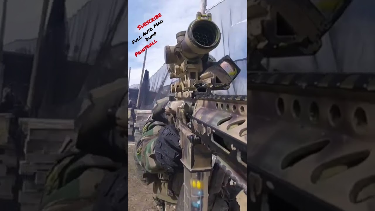 Full Auto Paintball Marker - First Strike T15 #paintball #firststriket15 #fullauto