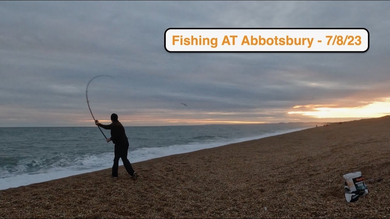 Fishing AT Abbotsbury , Chesil Beach 7/8/23 - Small fish on a big beach