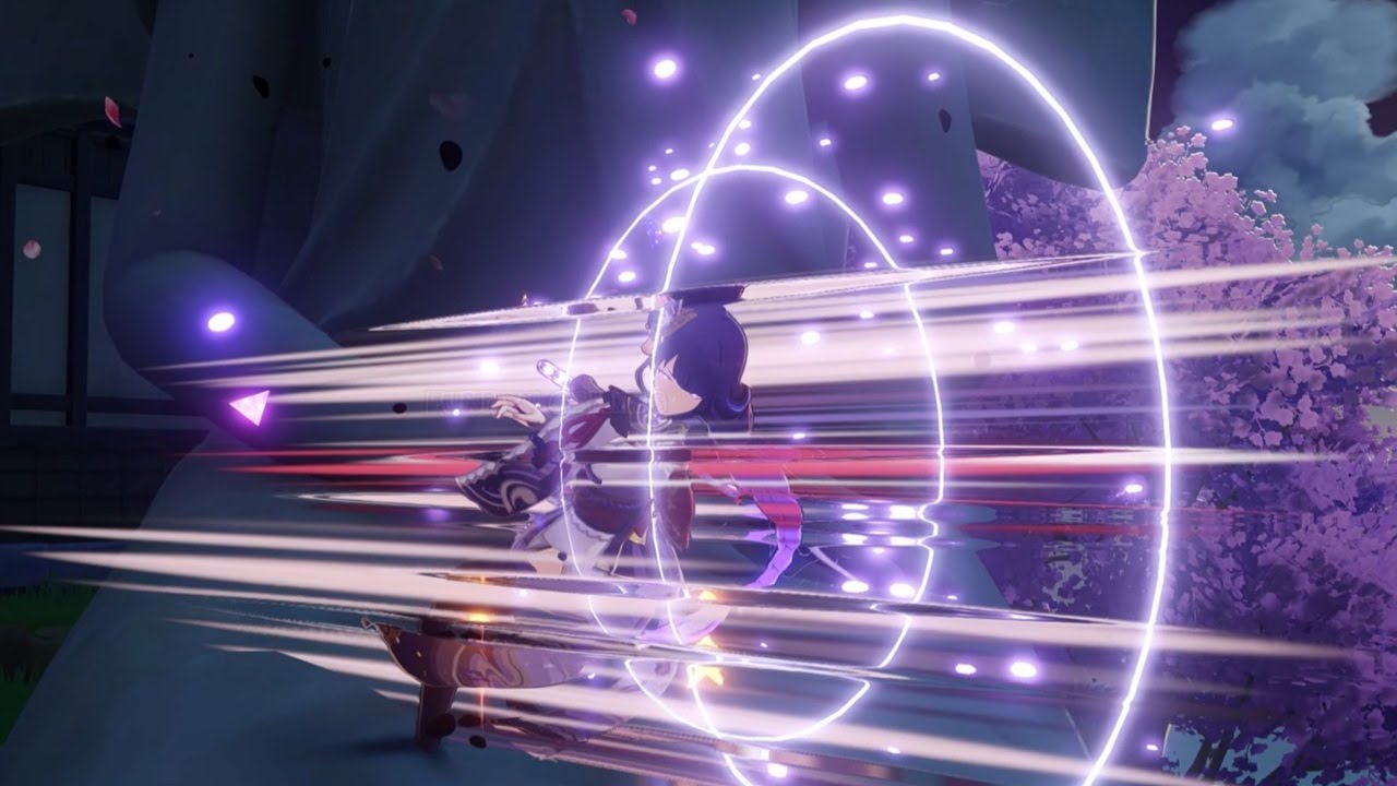 Raiden Shogun Slow Mo Animation Genshin impact
